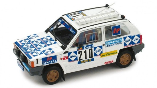 Immagine di FIAT PANDA 4x4 N.210 ABANDON PARIS DAKAR1984 BAGHETTI-BADOIS 1:43
