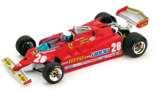 Immagine di FERRARI 126 CK D.PIRONI 1981 N.28 USA GP W/PILOTE 1:43