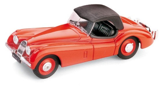 Immagine di JAGUAR XK 120 DROP HEAD 1948 ROSSO 1:43