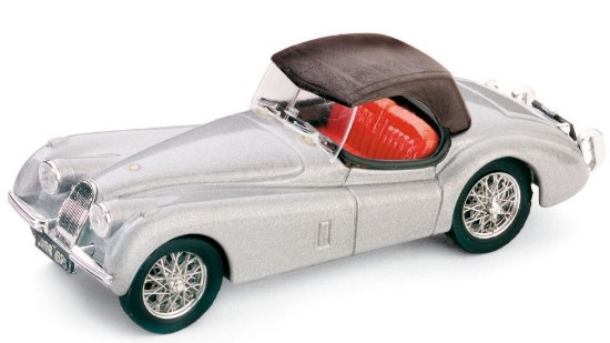 Immagine di JAGUAR XK 120 DROP HEAD 1948 ARGENTO 1:43