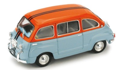 Immagine di FIAT 600 MULTIPLA DAL FILM "OPERAZIONE S.GENNARO" 1966 TARGA NAPOLI 1:43