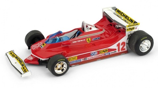 Immagine di FERRARI 312 T4 G.VILLENEUVE 1979 N.12 PROVE ALETTONE USA OVEST GP 1:43