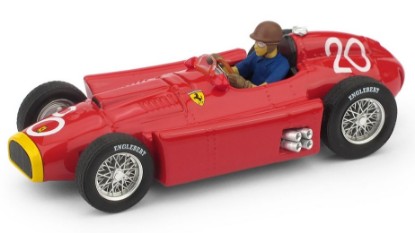 Immagine di FERRARI D 50 J.M.FANGIO 1956 N.20 4rt MONACO GP W/PILOTE 1:43