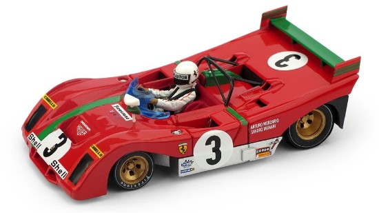 Immagine di FERRARI 312 PB N.3 WINNER TARGA FLORIO 1972 W/A.MERZARIO 1:43
