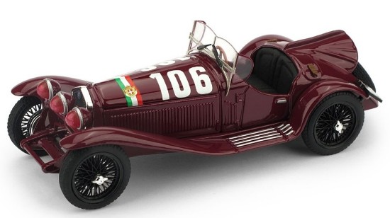 Immagine di ALFA ROMEO 2300 N.106 WINNER MM 1932 B.BORZACCHINI-A.BIGNAMI 1:43