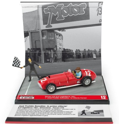 Immagine di FERRARI 375 J.F.GONZALES 1951 N.12 BRITISH GP 1a VITTORIA FERRARI 1:43