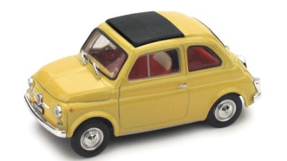 Immagine di FIAT 500F CHIUSA 1971-1973 GIALLO THAITI INTERNO BEIGE UPDATE 1:43