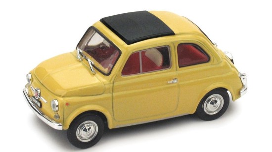Immagine di FIAT 500F CHIUSA 1971-1973 GIALLO THAITI INTERNO BEIGE UPDATE 1:43