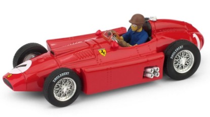 Immagine di FERRARI D 50 M.FANGIO 1956 N.1 WORLD CHAMPION BRITISH GP W/PILOTE 1:43