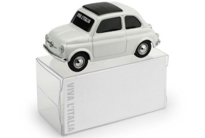 Immagine di FIAT 500 BIANCO BANDIERA ITALIANA 1:43