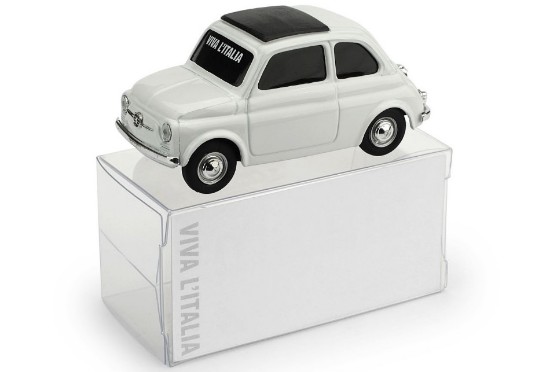 Immagine di FIAT 500 BIANCO BANDIERA ITALIANA 1:43