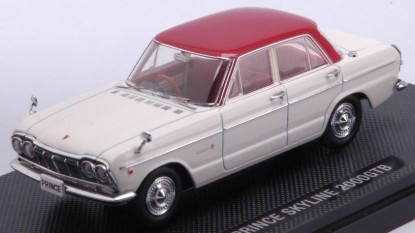 Immagine di PRINCE SKYLINE 2000GTB IVORY/BORDEAUX 1:43