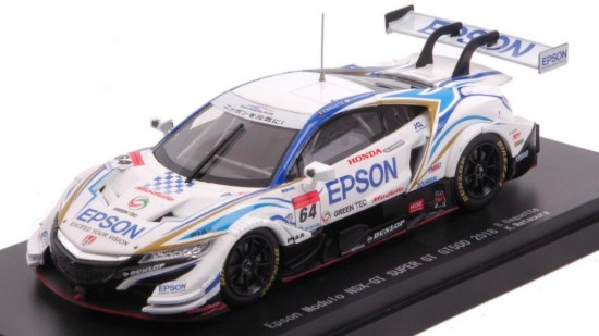 Immagine di EPSON MODULO NSX-GT N.64 SUPER GT500 2018 B.BAGUETTE-K.MATSUURA 1:43