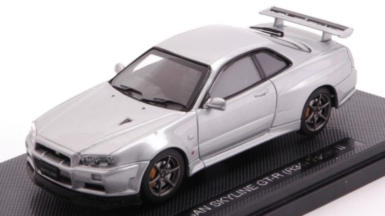 Immagine di NISSAN SKYLINE GT-R R34 Vspec II SILVER 1:43