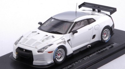 Immagine di NISSAN GT-R GT1 2010 VERSION FUJI SHAKE DOWN No.1 WHITE 1:43