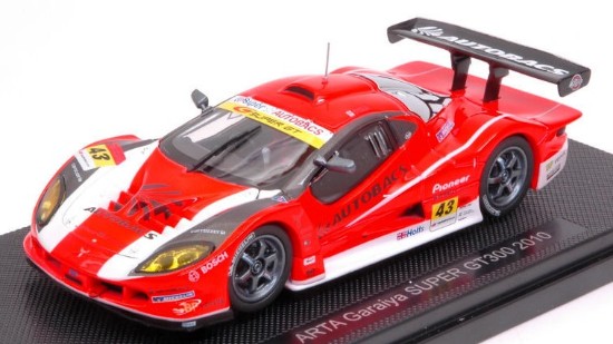 Immagine di ARTA GARAIYA N.43 2nd SUZUKA SUPER GT300 2010 M.NITTA-S.TAKAGI 1:43