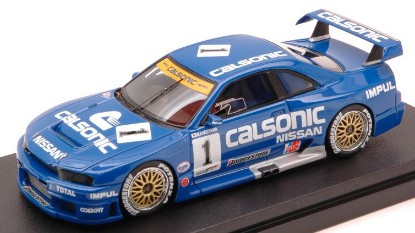 Immagine di NISSAN CALSONIC R32 GTR N.1 FUJI JGTC 1995 M.KAGEYAMA EBBRO x HPI 1:43