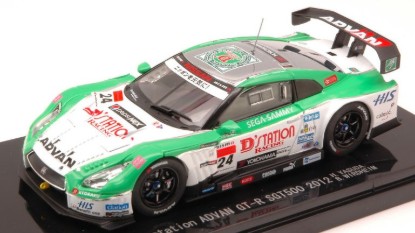 Immagine di NISSAN GT-R ADVAN N.24 SGT500 2012 YASUDA-WIRDHEIM 1:43