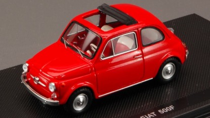Immagine di FIAT 500 F OPEN SOFT TOP 1965 RED 1:43