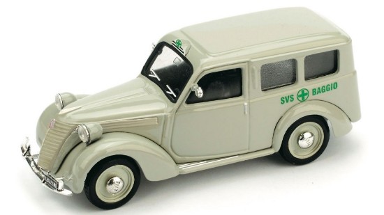 Immagine di FIAT 1100 AUTOAMBULANZA CROCE VERDE BAGGIO 1:43