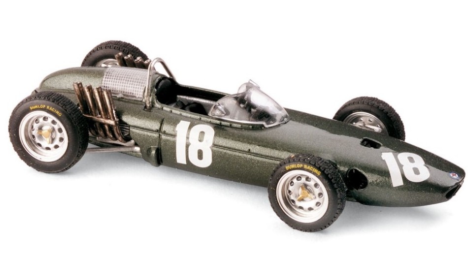 BRM Brm p 57 r.ginther 1962 n.18 retired accident netherlands gp 1:43 formula 1 