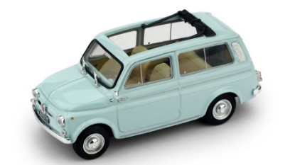 Immagine di FIAT 500 GIARDINIERA 1960 APERTA AZZURRO 1:43
