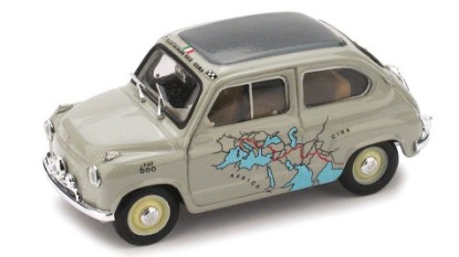 Immagine di FIAT 600 RAID CALCUTTA-ROMA 1955 Km 13260 MARTIGNONI-RABEZZANA 1:43