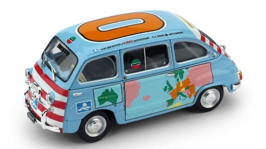 Immagine di FIAT 600 MULTIPLA 1960 GRAZIANO ROSSI MOTORHOME 1:43