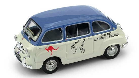 Immagine di FIAT 600D MULTIPLA AUSTRALIA-INGHILTERRA OVERLAND 1969 (LIM.250) 1:43