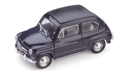 Immagine di FIAT 600D TRASFORMABILE CHIUSA 1960 BLEU SCURO 456 1:43