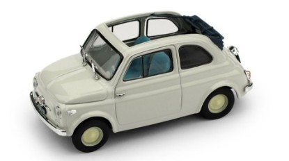 Immagine di FIAT 500 ECONOMICA APERTA 1957 GRIGIO CHIARO 1:43