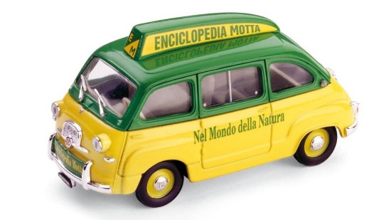 Immagine di FIAT 600 MULTIPLA ENCICLOPEDIA MOTTA 1956 1:43