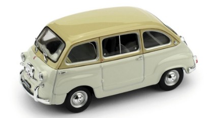 Immagine di FIAT 600D 1960 SABBIA/GRIGIO CHIARO 1:43