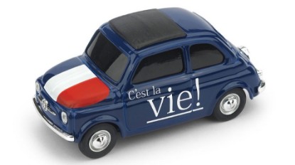 Immagine di FIAT 500 BRUMS FRANCIA -VOILA  - C EST LA VIE 1:43