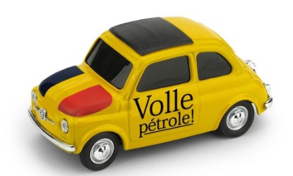 Immagine di FIAT 500 BRUMS BELGIO "VOLLE PETROLE/EEN FRIET JE STEKEN?" 1:43