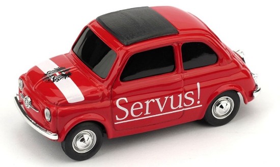 Immagine di FIAT 500 BRUMS AUSTRIA "SERVUS! GRAIS DI!" 1:43