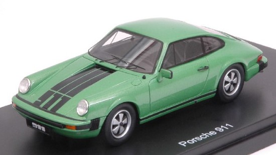 Immagine di PORSCHE 911 COUPE  GREEN/BLACK 1:43