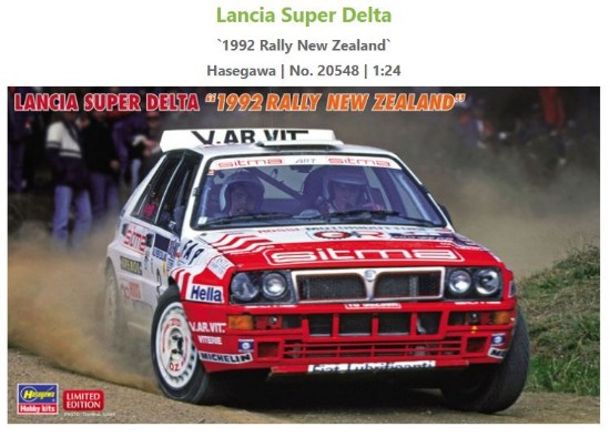Immagine di LANCIA SUPER DELTA RALLY NEW ZELAND 1992 KIT 1:24