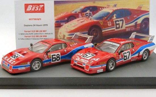 Immagine di FERRARI 512 BB LM N.67+68 24 H DAYTONA 1979 Ed.Lim.PCS 78 1:43