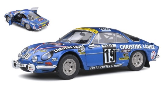 Immagine di ALPINE A110 1600S N.19 RALLY MONTE CARLO 1976 MOUTON 1:18