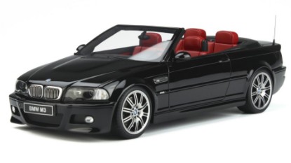 Immagine di BMW E46 CONVERTIBLE M3 2004 JET BLACK 1:18