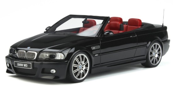 Immagine di BMW E46 CONVERTIBLE M3 2004 JET BLACK 1:18