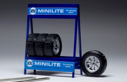 Immagine di SET 4 WHEELS MINI LITE SILVER 1:18
