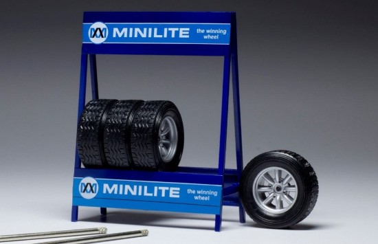 Immagine di SET 4 WHEELS MINI LITE SILVER 1:18
