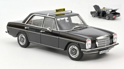 Immagine di MERCEDES 200 1968 TAXI BLACK 1:18