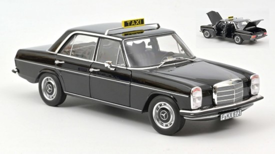 Immagine di MERCEDES 200 1968 TAXI BLACK 1:18