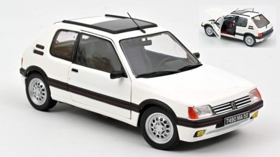 Immagine di PEUGEOT 205 GTI 1.6 1988 WHITE 1:18