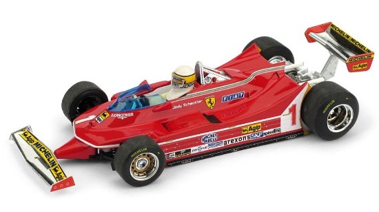 Immagine di FERRARI 312 T5 JODY SCHECKTER 1980 N.1 ARGENTINA GP + PILOTA 1:43