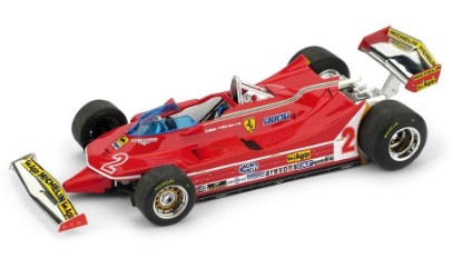Immagine di FERRARI 312 T5 GILLES VILLENEUVE 1980 N.2 BRAZIL GP 1:43