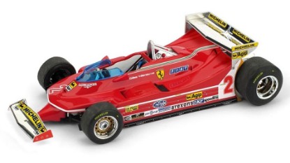 Immagine di FERRARI 312 T5 GILLES VILLENEUVE 1980 N.2 5th MONACO GP 1:43